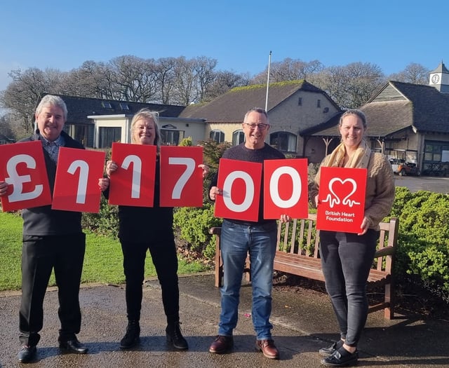 Five-figure sum raised by Dainton Park captain