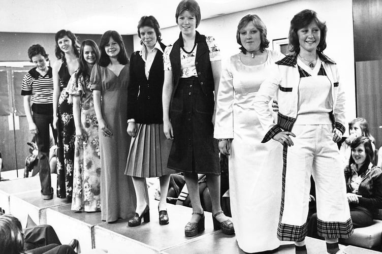 Crimes of fashion. How we used to dress from a fashion show in May 1976