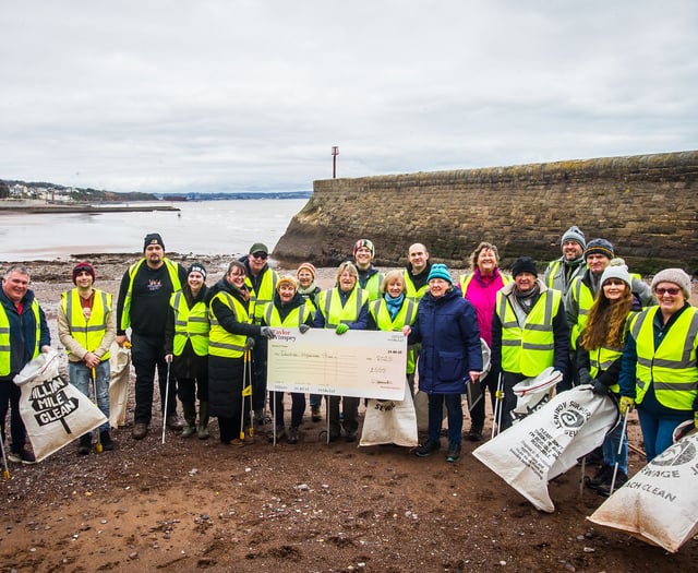 Cash boost for beach cleaners