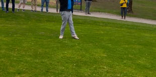 Club captain tees off at Dainton Park