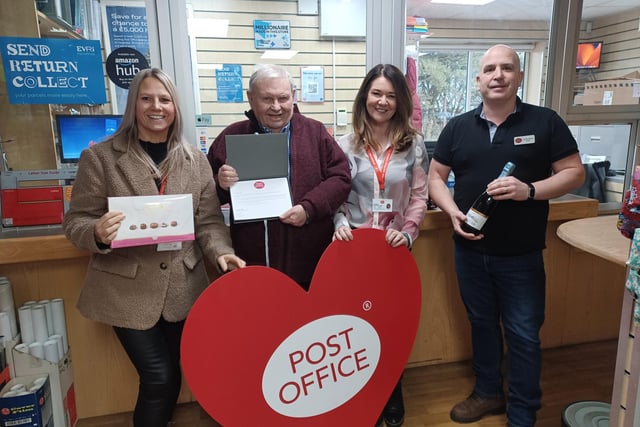 Postmaster celebrates half century