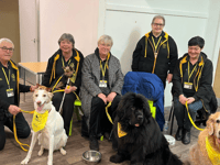 WI group's 'fabulous' February meeting with therapy dogs 