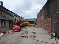 WATCH: Work continues at Newton Abbot market 