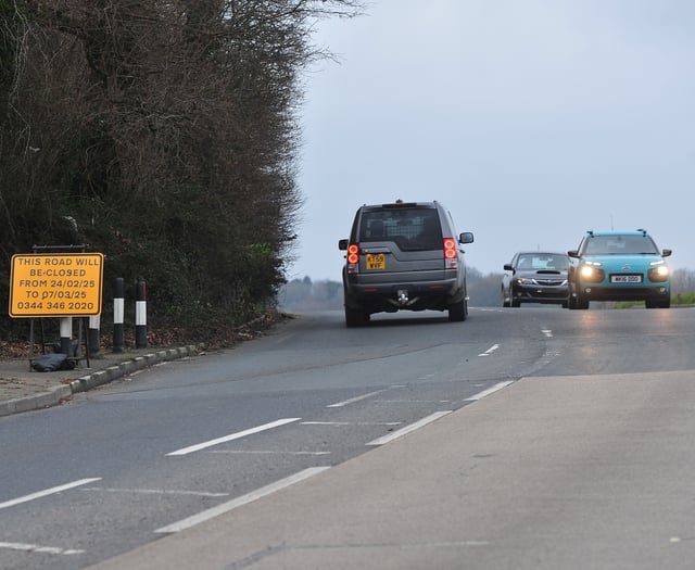 Road open again... and ahead of schedule too!