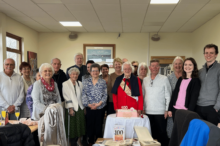 Audrey Wilson, who lives in Dawlish, received her birthday message from the King and the Queen Consort on Febraury 17