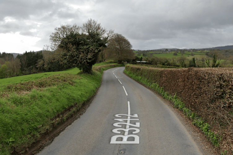 The car was discovered abandoned on the B3212 near Lettaford