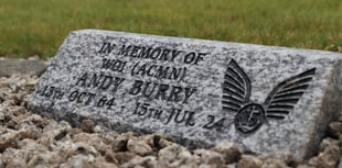 Memorial dedicated to former Royal Navy aircrewman 