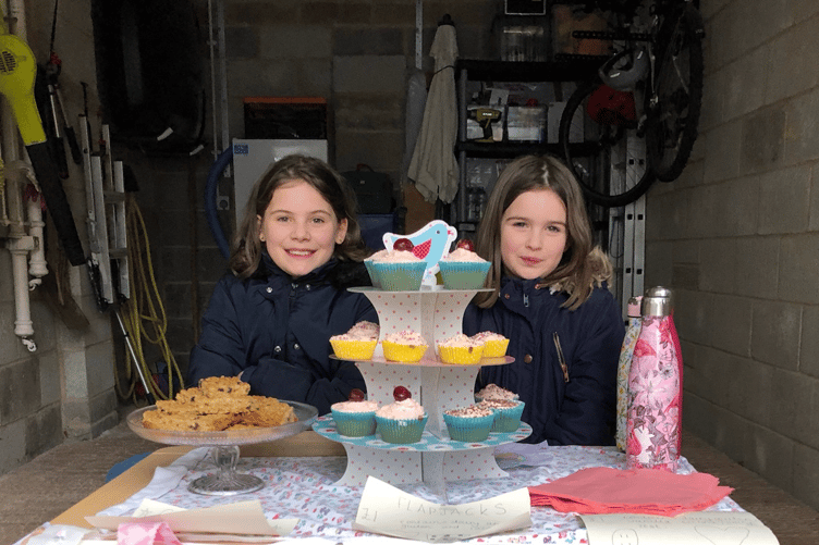 The cake sale raised £87