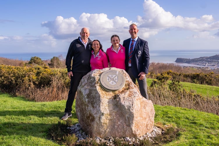 2025 Teignmouth GC captains John Dabin, Natasha Waggett, Susie Carr & James Mayne