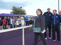 A mayoral visit at Lawn Tennis Club finals day