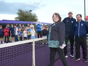 A mayoral visit at Lawn Tennis Club finals day