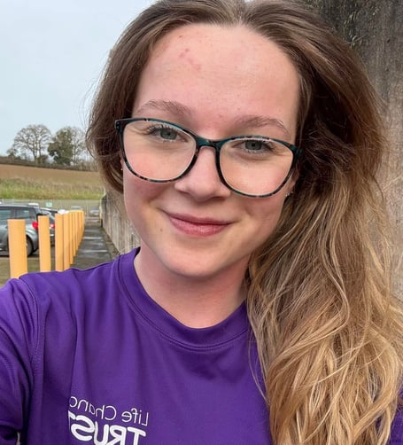 Shannon Izod from Dawlish is running the London Marathon for Newton Abbot charity Life Chance Trust