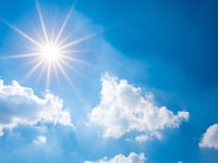 Sunny today and tomorrow with slim rain chance