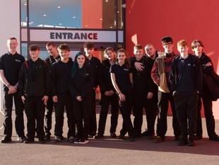 Students visit motor museum