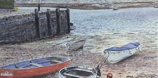 Watercolour artist's first exhibition in town since before pandemic 
