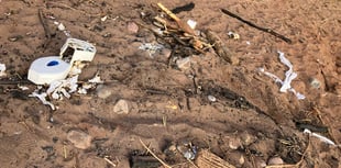 Loo roll dispenser dumped at beauty spot 