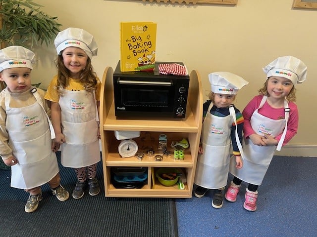 Mini chefs at Old Station Group nurseries in Newton Abbot and Kingsteignton.
