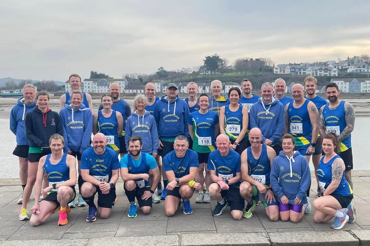 Teignbridge Trotters prior to Bideford race