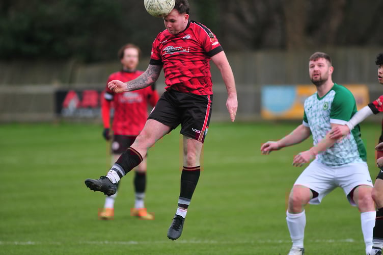 South Devon Football League Herald Cup action from Bovey Tracey  2nds versus Ivybridge Town 2nds.  A 2-0 win for Bovey 