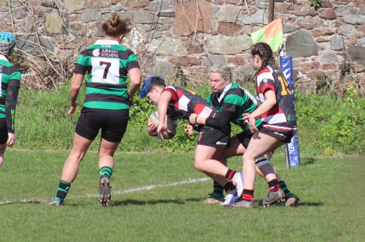 Back of the match and 2nd try scorer Enya Humphries