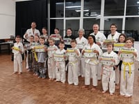 Students shine in latest colour belt grading