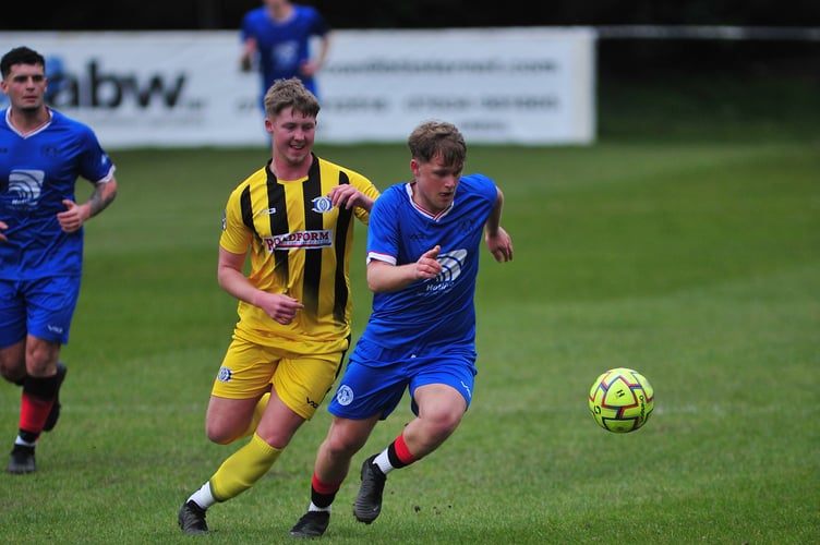 South West Peninsula League Premier East. Newton Abbot Spurs versus Crediton United. A one all draw at the end of a hard-fought 90 minutes