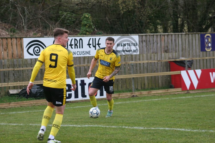 Buckland Athletic duo Ryan Bush (left) and Jared Lewington