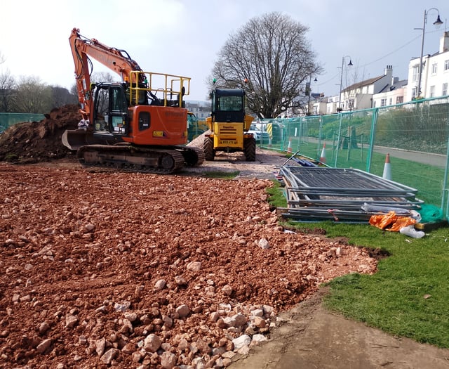 Water works underway 