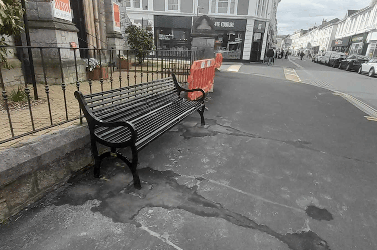 The first bench is located outside WBW Solicitors