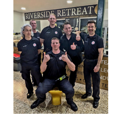 Firefighters swot up on Trago fire safety with supermarket challenge 