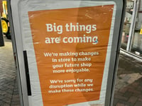Sainsbury's refurbishment gets underway