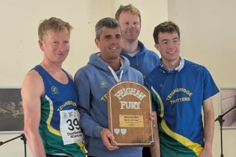 Men's Team winners Roger, Roger, Ewan & Alex. Picture: Teignbridge Trotters