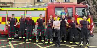 Firefighters scrub and chamois their way to £2,000 for charity 