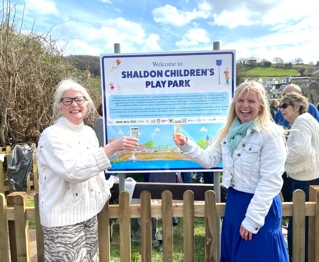 Shaldon's play park grand opening