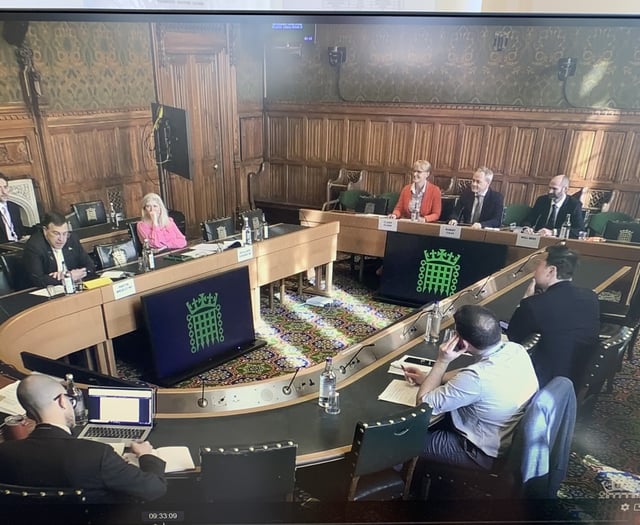 South Devon UTC's Parliament presentation