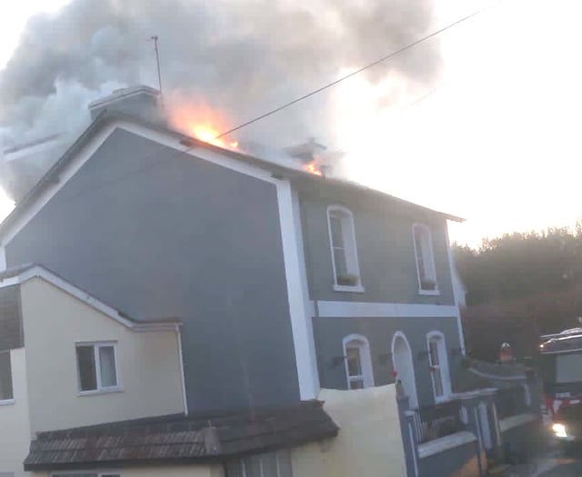 Fire damages two properties in Bishopsteignton