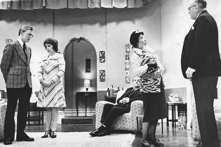 Good Night Mrs Puffin was the comedy play of choice for the Teignmouth Players to perform in May 1976