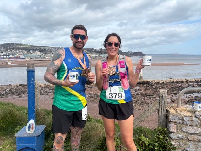 10K winner Guy & 3rd place Laura
