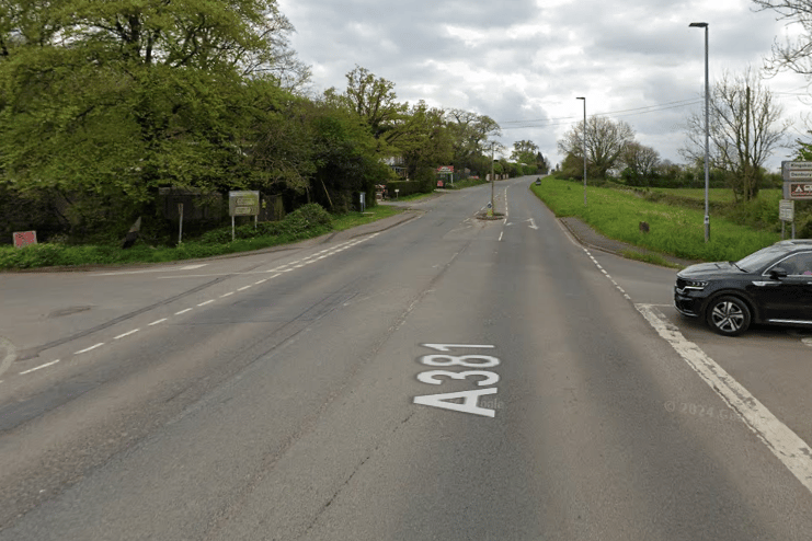 The incident occurred just off the A381