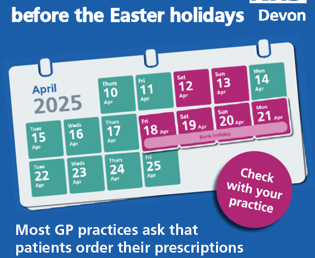 NHS Devon's advice for Easter weekend