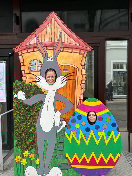 Newton Abbot Town Council puts on events for Easter. 