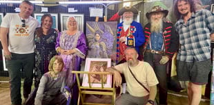 Artist hosts successful family pop-up show