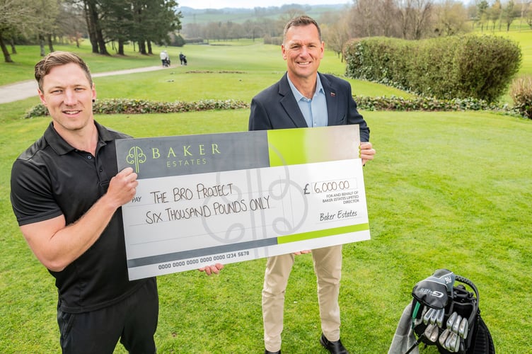 Matt Pearson, founder of BroPro, left, with Ian Baker, Managing Director of Baker Estates.