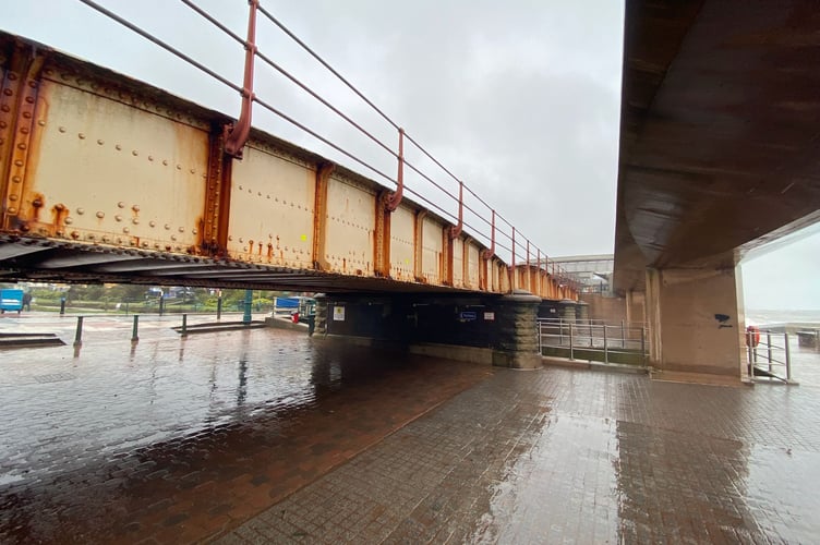 The viaduct at Dawlish