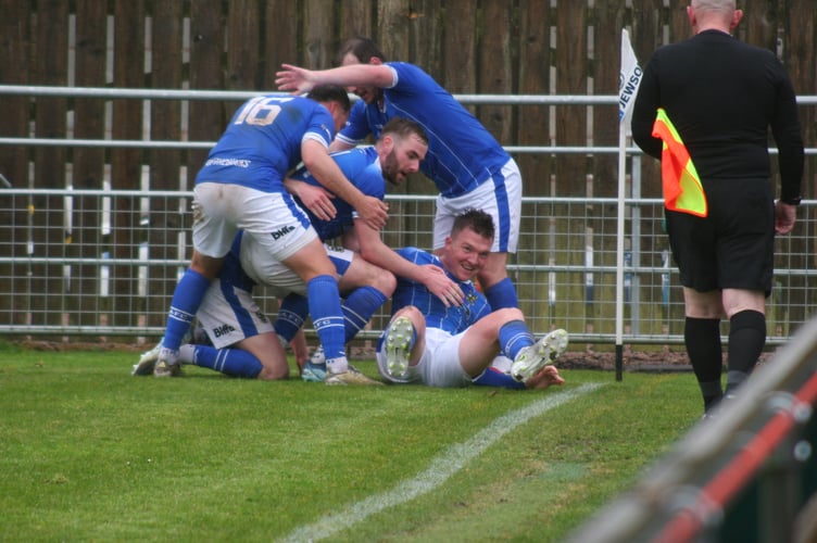 Elation for Buckland Athletic and Ryan Bush