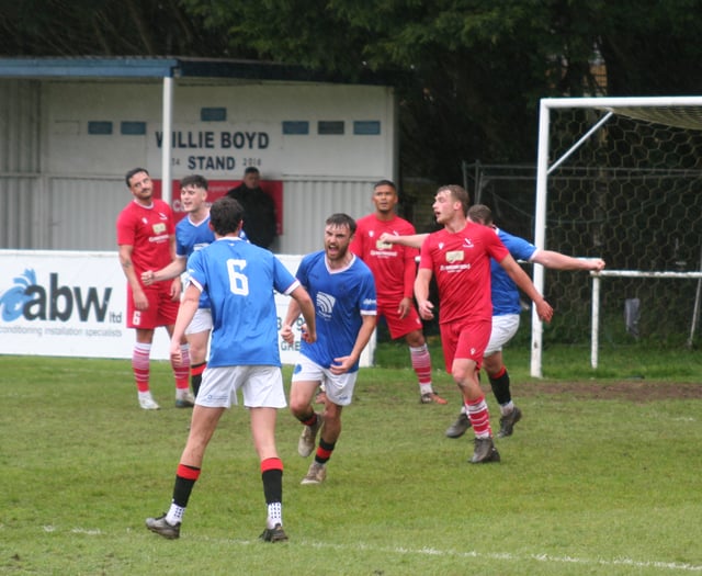 Rain-soaked rivalry match ends honours even