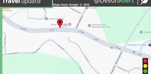 Path blocked by landslip 