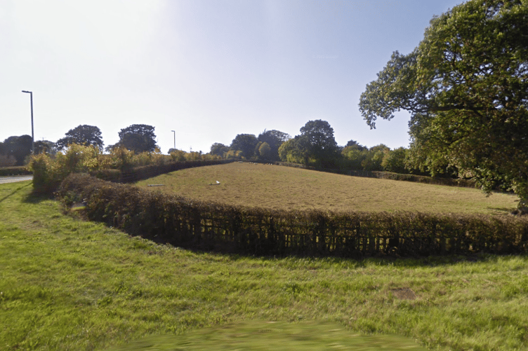 The proposed site is on land off the A30, near Cheriton Bishop