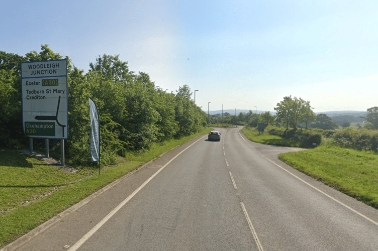 The proposed site is on land at Woodleigh Junction, near Cheriton Bishop