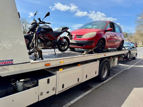 Arrests and cars seized during road safety operation